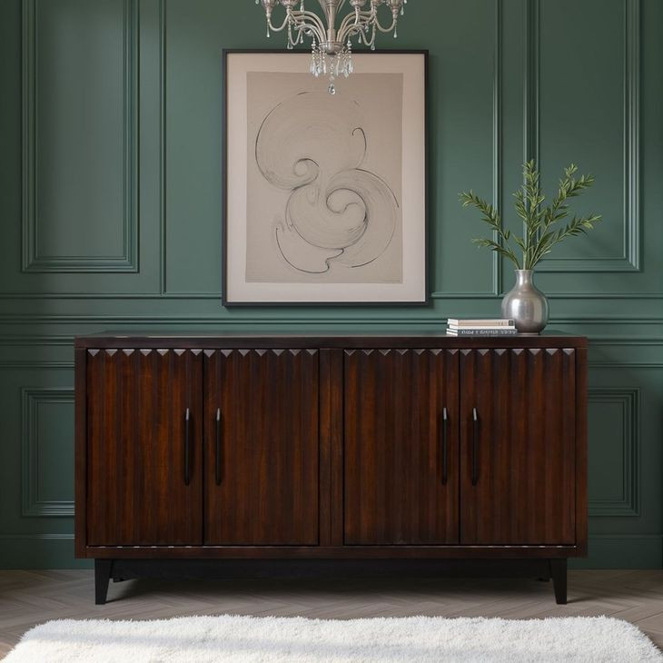 Radiance Rosewood 4 Doors Cabinet