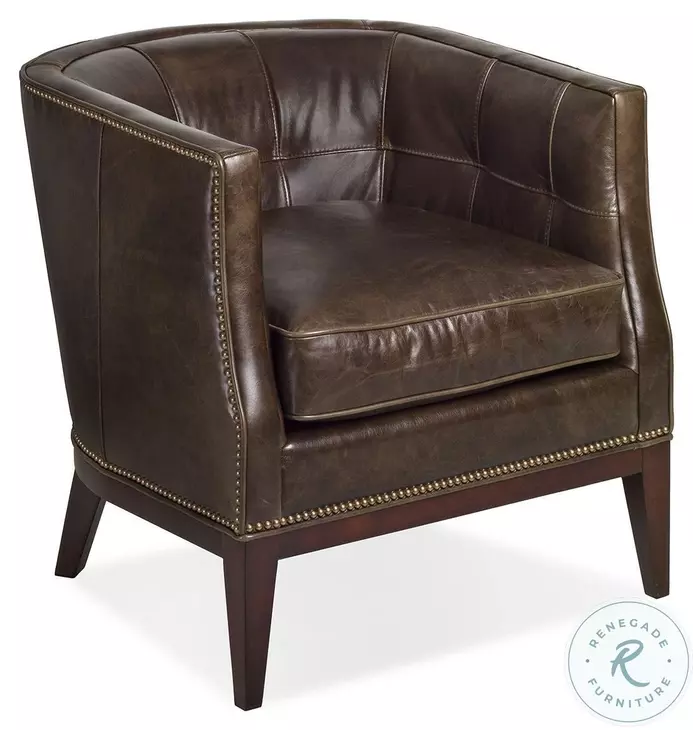Veronica Del Rio Mink Leather Occasional Chair
