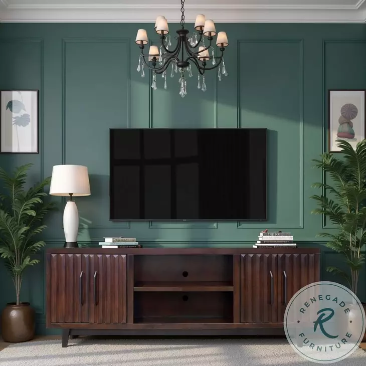 Radiance Rosewood 75" TV Stand