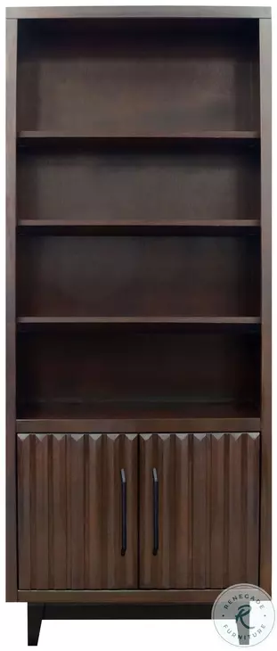 Radiance Rosewood 78" High Bookcase Pier