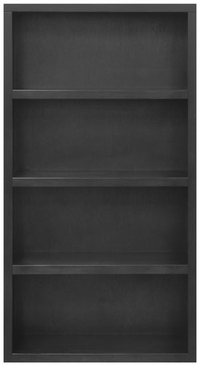 Radiance Black 60" High Bookshelf