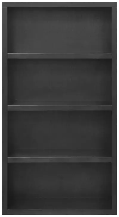 Radiance Black 60" High Bookshelf