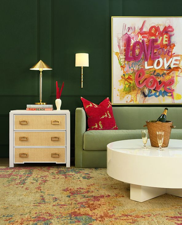 Oslo White Lacquer 42" Round Coffee Table