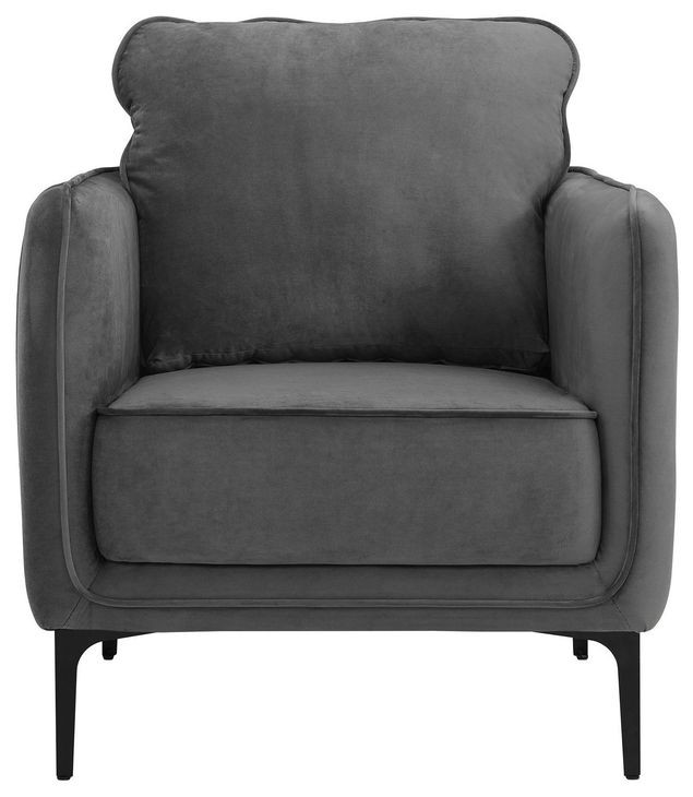 Reale Gray Upholstered Accent Chair