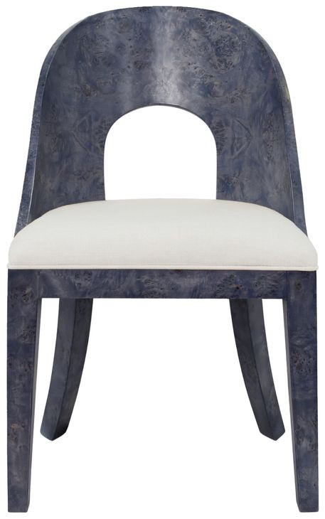 Rafferty Black and White Performance Fabric Dining Chair