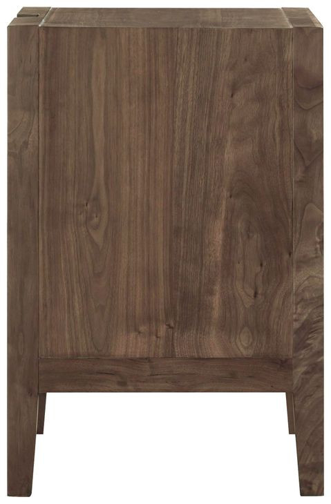 Ralston Dark Amber 1 Drawer Nightstand with USB Charging