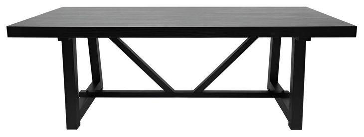 Raquel Black Rectangular Dining Room Set