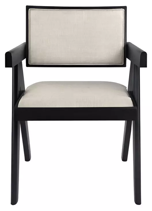 Raquel Beige Upholstered Side Chair Set of 2