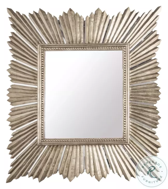 Raymond Champagne Silver Leaf Extra Large Mirror