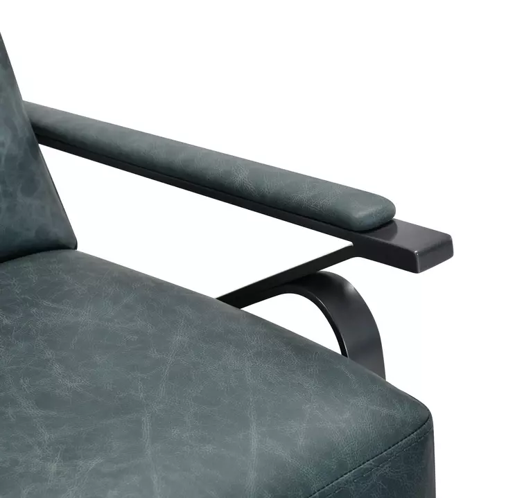 Elixir Blue Power Recliner with USB Charging