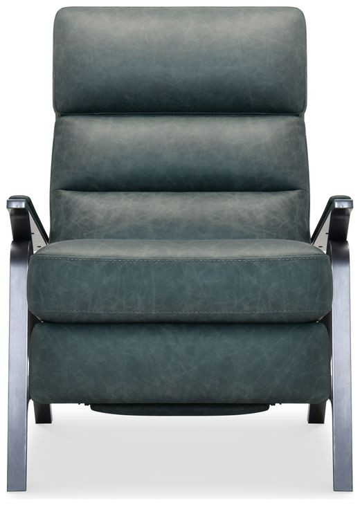 Elixir Blue Power Recliner with USB Charging