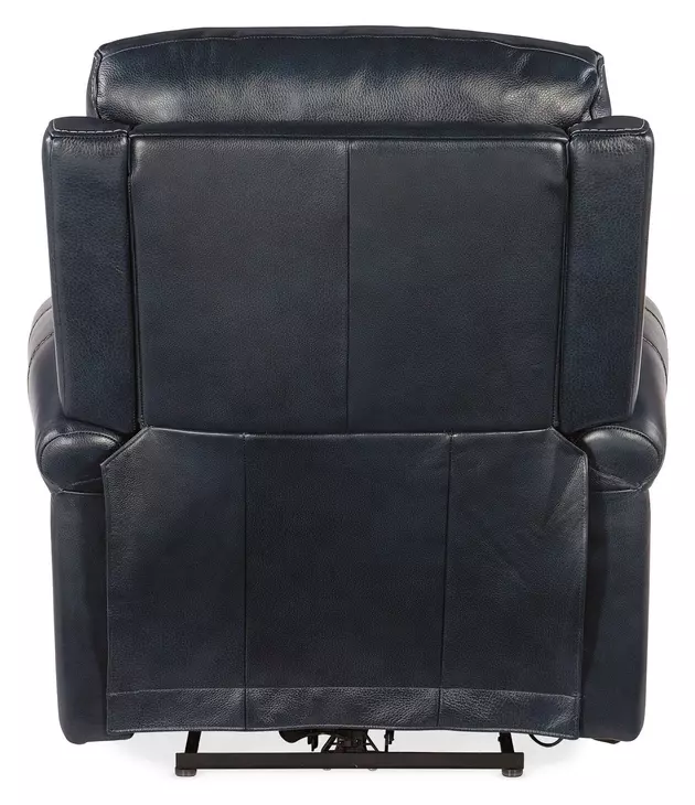 Eisley Sorrento Night Seas Leather Power Recliner With Power Headrest and Lumbar