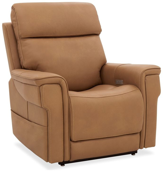 Lyra Brown Lift Power Recliner with USB Charging