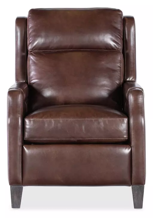 Nelson Dark Roast Leather Power Recliner with Power Headrest