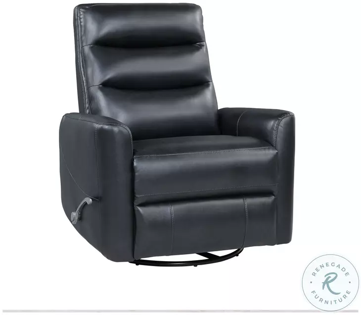 Takami Black Swivel Recliner