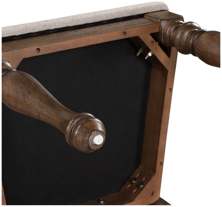 Joanna Brown 44" Upholstered Bench