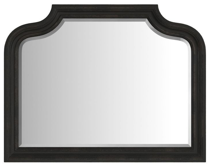 Atrium Black Landscape Arched Wall Mirror
