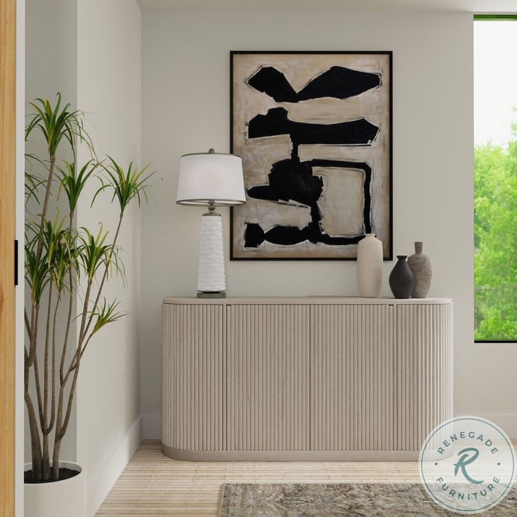 Reba Natural White Wash Sideboard