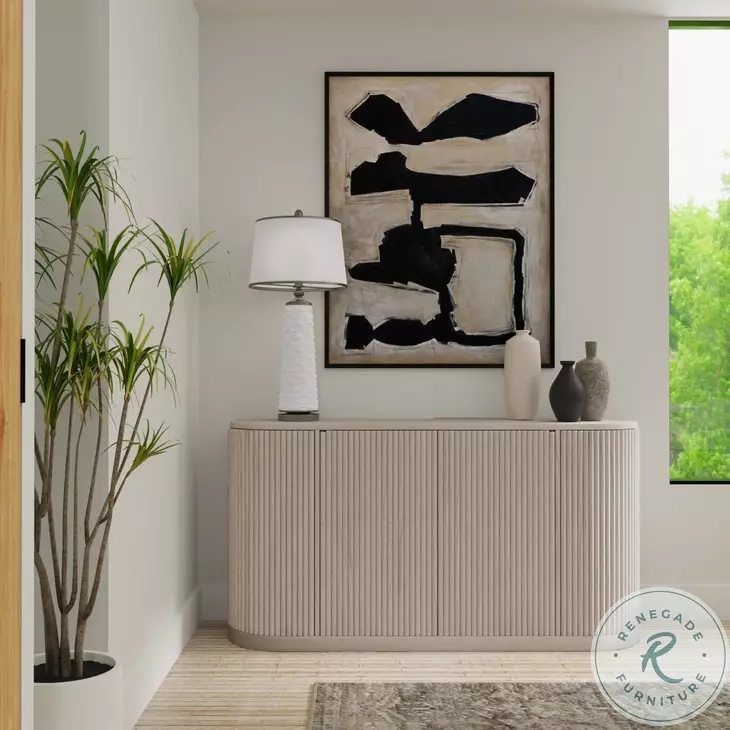 Reba Natural White Wash Sideboard