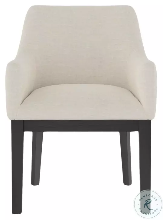 Reba Cream Arm Chair Set Of 2