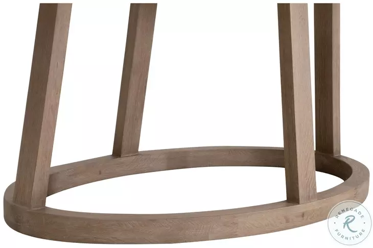 Reeves Smoke Gray Oak Oval Dining Table