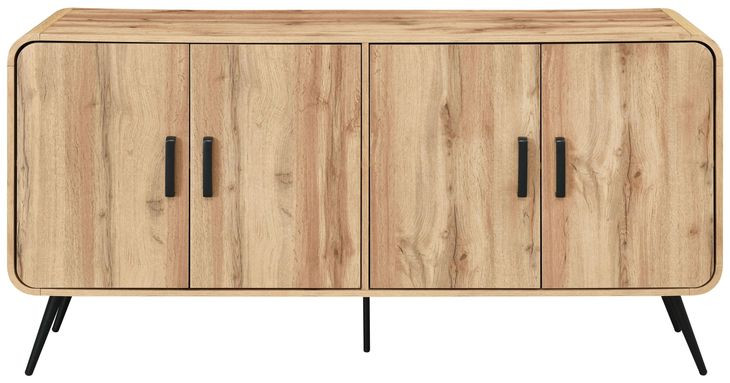 Rowan Natural 4 Door Sideboard