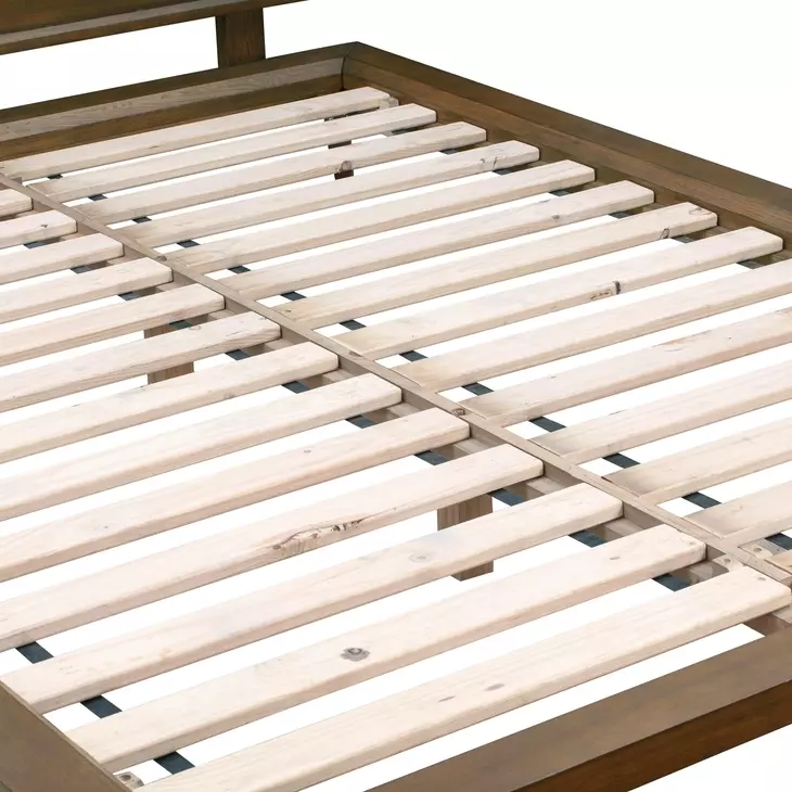 Emery Walnut King Platform Bed