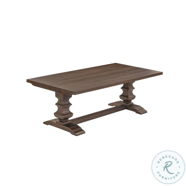 Emerson Dark Brown Extendable Rectangular Dining Table