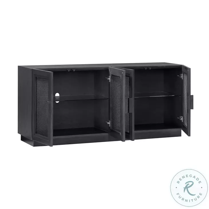 Nolan Black Wood 98" Dining Room Set