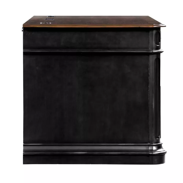Roanoke Black Desk | HomeGalleryStores.com | H360-30-35-HGS