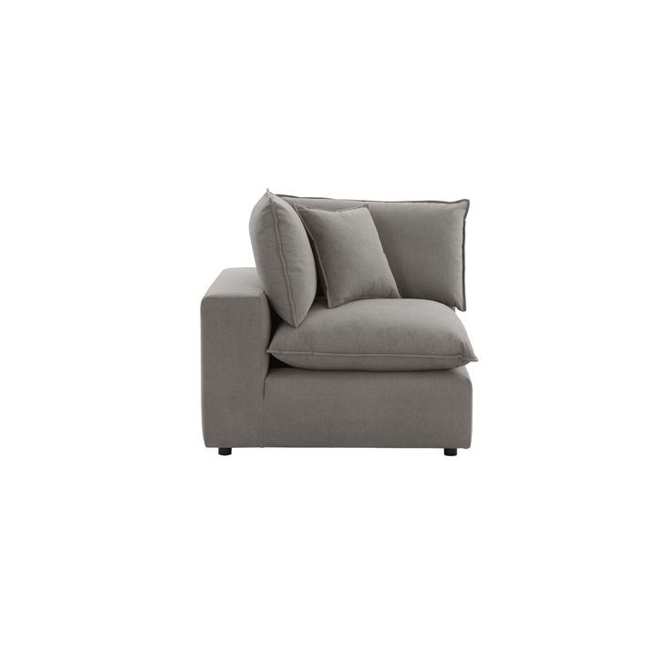Cali Slate Performance Fabric Modular Loveseat