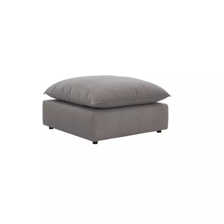 Cali Slate Performance Fabric Modular 120" Sofa