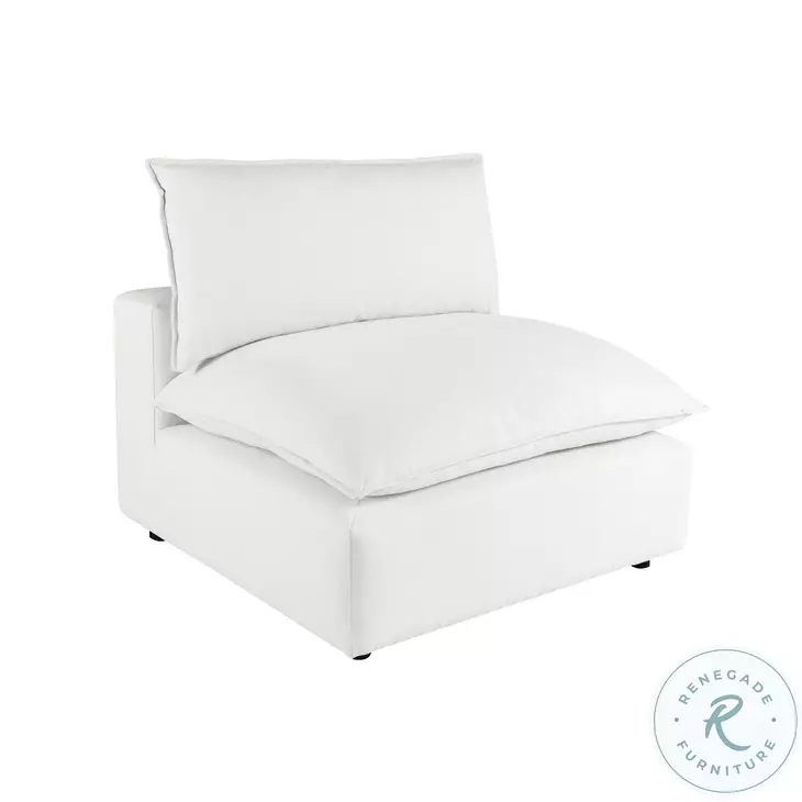 Cali Pearl Performance Fabric Modular Large Chaise Sectional