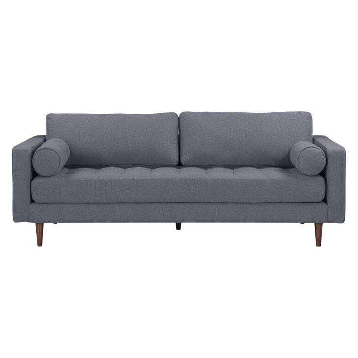 Cave Navy Tweed 76" Loveseat