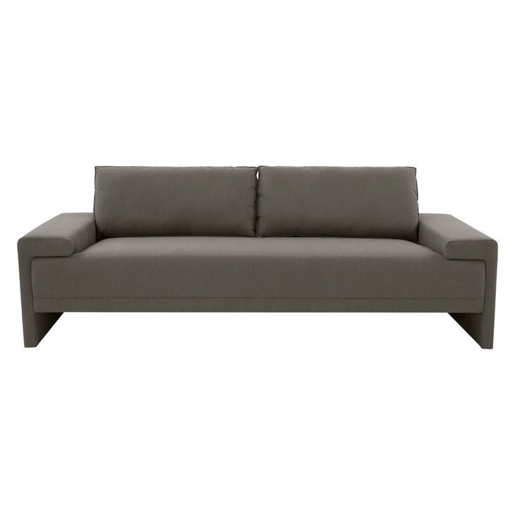 Maeve Slate Gray Performance Fabric 91" Sofa