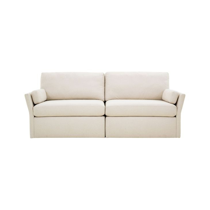 Catarina Cream Performance Fabric 73" Loveseat
