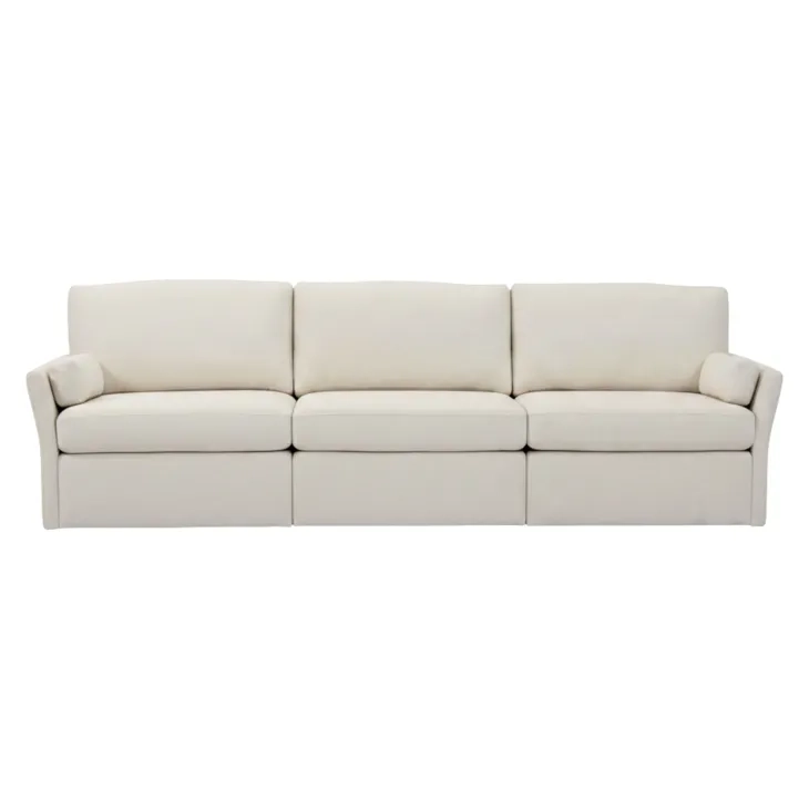 Catarina Cream Performance Fabric 106" Sofa