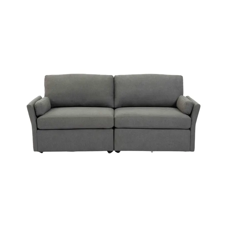 Catarina Gray Performance Fabric 73" Loveseat