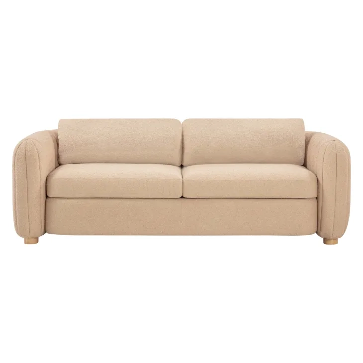 Porto Honey Boucle 90" Sofa