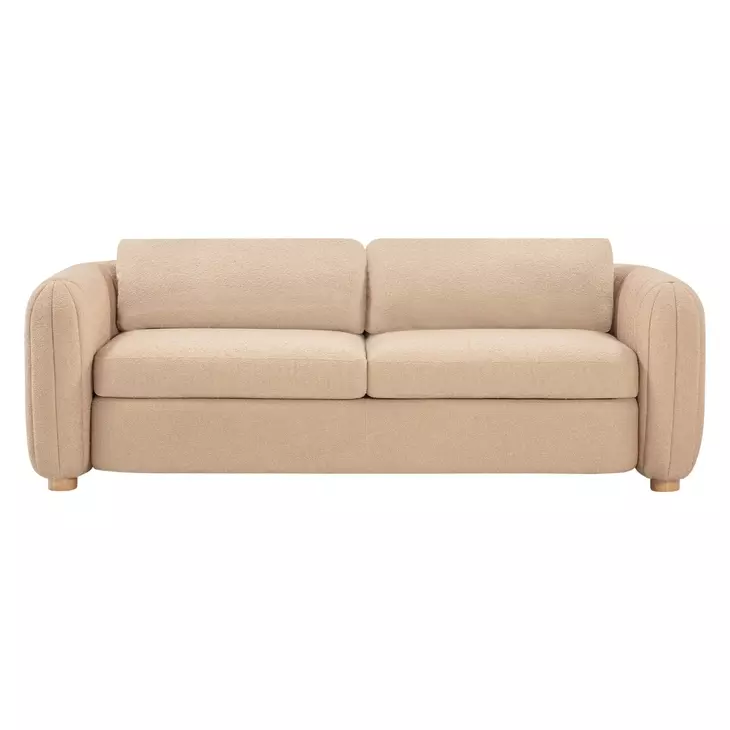 Porto Honey Boucle 90" Sofa
