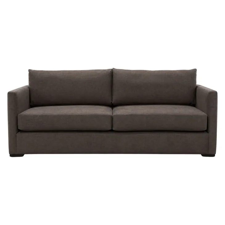 Portsmouth Java Brown Textured Chenille Sofa