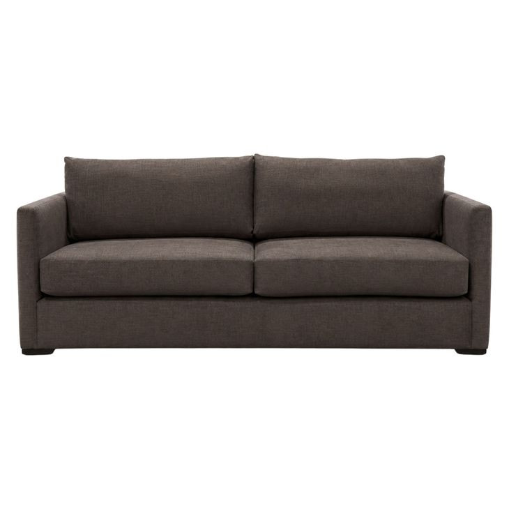 Portsmouth Java Brown Textured Chenille Sofa
