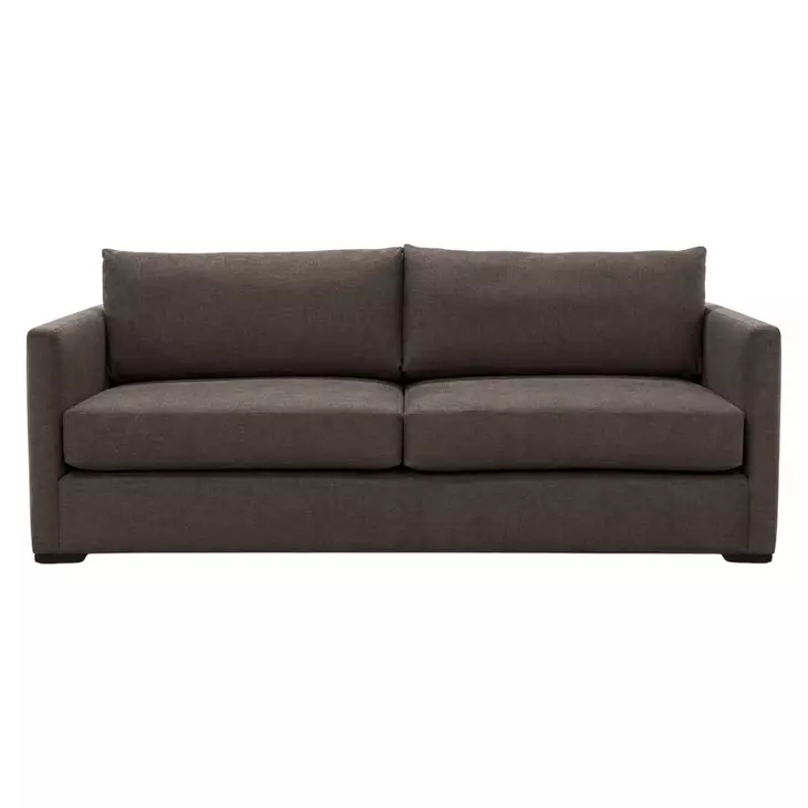 Portsmouth Java Brown Textured Chenille Sofa