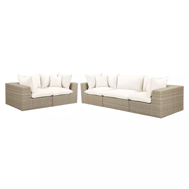 Cali Natural Performance Fabric Outdoor Conversation Set