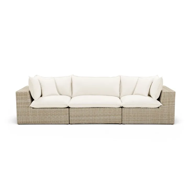 Cali Natural Performance Fabric Outdoor Conversation Set