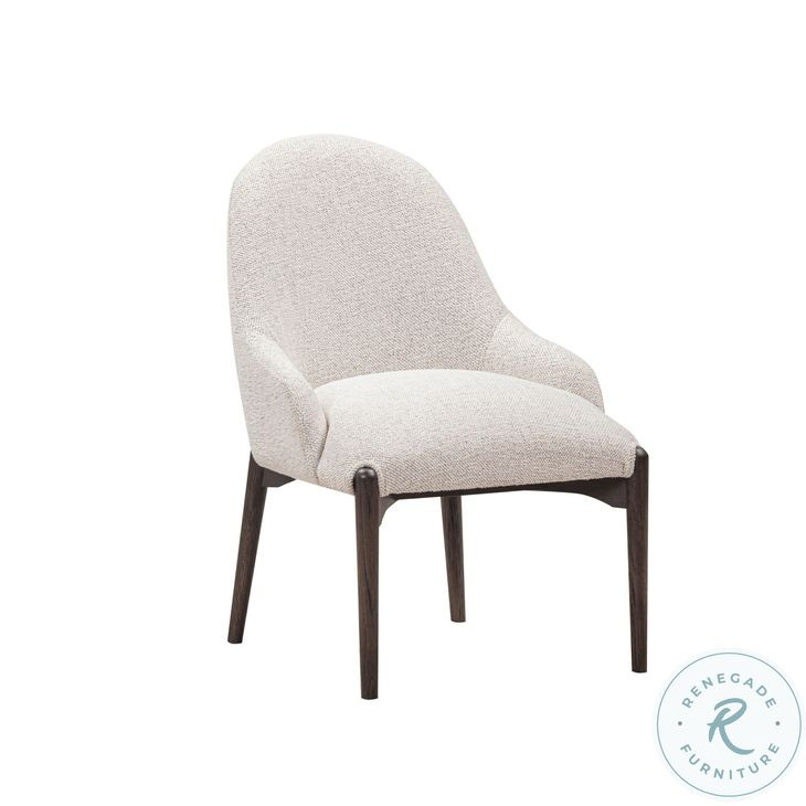 Glendale Stone White Performance Fabric Dining Chair