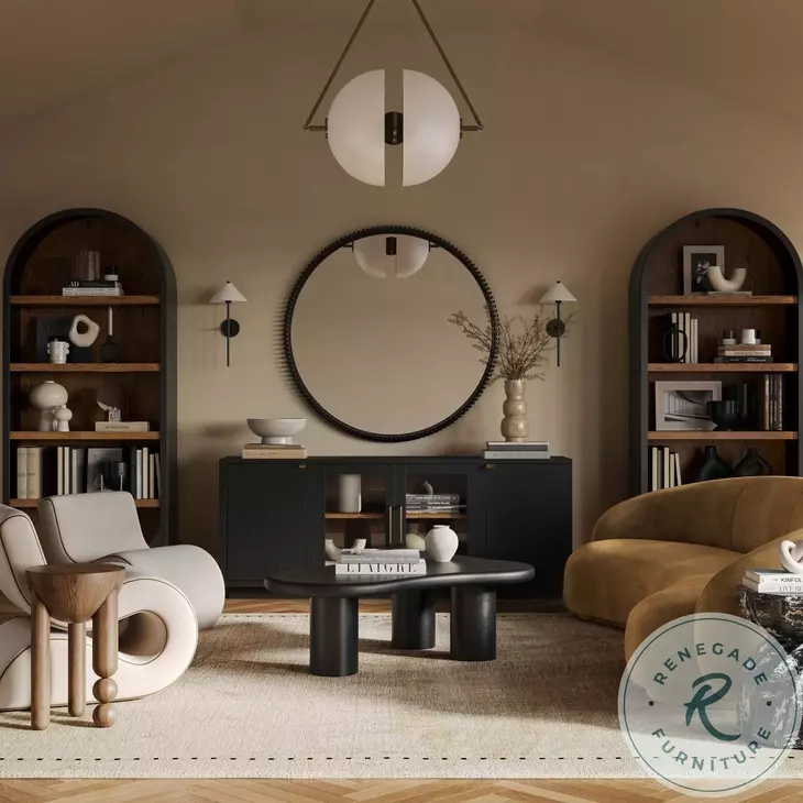 Marlow Black Wood Console