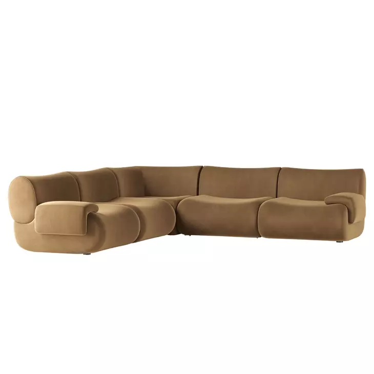 Zenith Latte Brown Modular Sectional