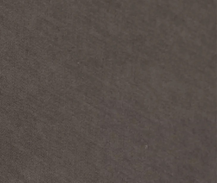 Zenith Charcoal Gray Upcycled Fabric Ottoman