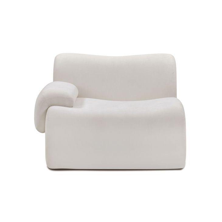 Zenith Cream Upcycled Fabric LAF Corner Chair
